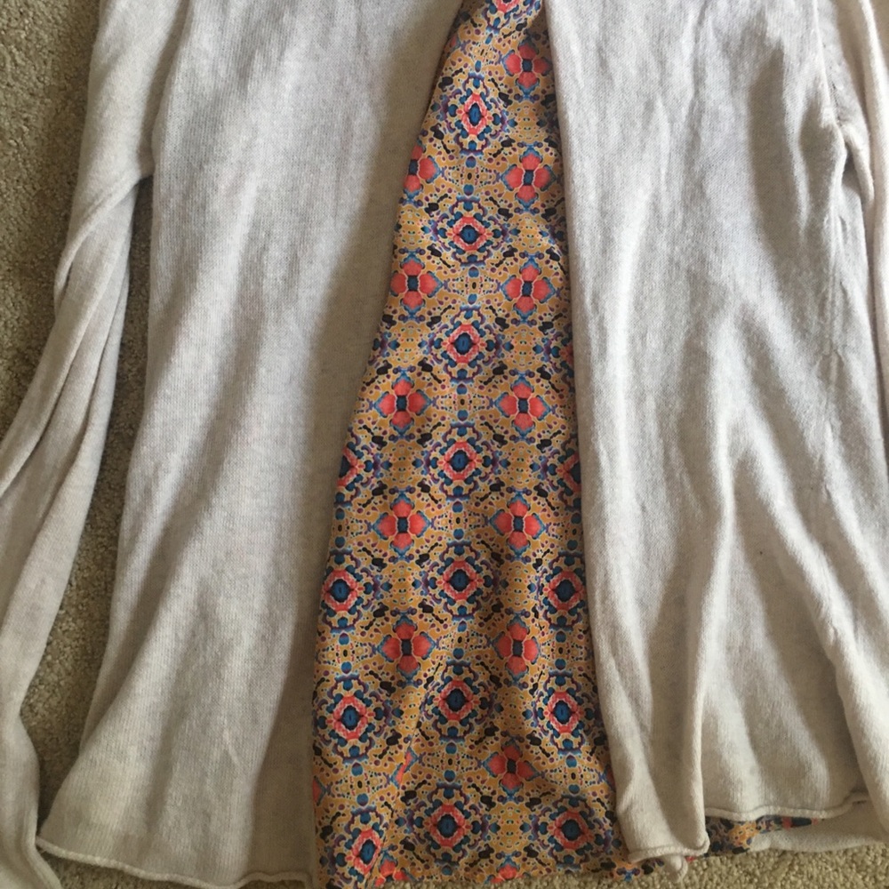 Anthropologie Sweater Split Back Pullover Top - image 5